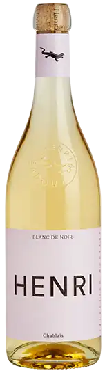 Bouteille de vin rosé Henri Blanc de Noir, de la Maison Henri Badoux à Aigle.