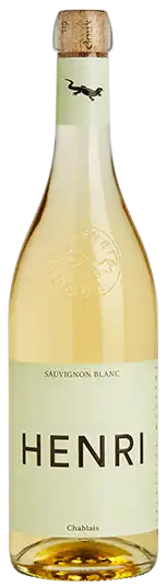 Bouteille de vin suisse Henri Sauvignon Blanc de la Maison Henri Badoux.
