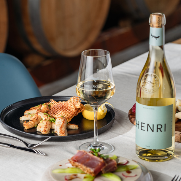 Henri Pinot gris, de la Maison Henri Badoux dégusté au restaurant.