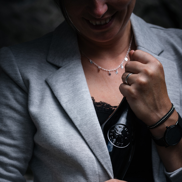 Marjorie Bonvin Oenologue de la Maison Henri Badoux.